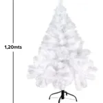 Árbol De Navidad Tradicional Expreso Polar Tronador De Lujo De 1.2m Blanco
