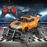 Auto A Radio Control Remoto Stunt Mini Acrobático Con Luz Color Naranja