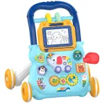 Andador Caminador Con Pizarra Y Sonido Explorer Fan Cm11 Color Celeste