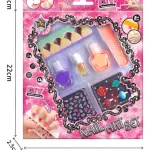 Set Uñas Juego De Belleza Manicura Infantil Decoración