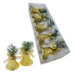 Set X5 Campanas Adornos Colgante Navideño Decoración Navidad