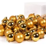 Adornos Navideños Set Bolas De Navidad 5cm X16 Unidades