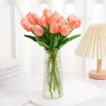 Tulipan Artificial Flores Artificiales Decoracion Ramo X5