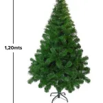 Árbol De Navidad Tradicional Expreso Polar Tronador De Lujo De 1.2m Verde