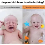 Set Animales De Goma Muñecos Para Jugar En La Bañera Color Naranja