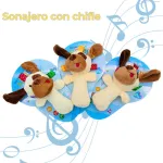 Sonajero Juguete Peluche Con Chifle Para Bebé
