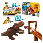 Pista De Autos Dinosaurio Lanzador T-rex Juguete Carrera