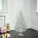 Arbol Navidad Canadian Spruce Blanco/plata 1.5m Black Friday Color Blanco Plata