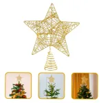 Puntal Estrella 18cm Dorado Adornos Navidad
