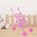 Cochecito Para Muñecas Coche Bebe Muñeca Juguete Plegable 