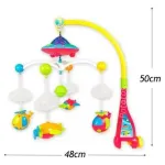 Cunero Musical Movil Bebe Con 100 Melodías Y Proyecciones