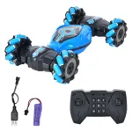 Auto Control Remoto Luces Led Vehículo Acrobático Giro 360°