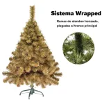 Arbol De Navidad Oregon De Lujo 1,20m Pie Metal Fabesa