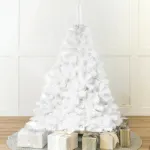 Arbol Navidad Extra Lujo Patagonia Blanco 1,30mts