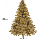 Arbol De Navidad Oregon De Lujo 1,80m Pie Metal Fabesa