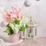 Ramo Alverjillas Flores Artificiales Jacintos Decoracion X10