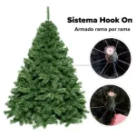 Arbol Navidad Patagonia Xl 1.30mt Deco Plata Cybermonday