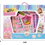 Set De Belleza Manicura Juguete 2 En 1 Uñas Bijou Pulseras