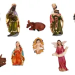 Pesebre Navideño Figuras Sagrada Familia Ceramica Artesanal