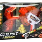 Dinosaurio Con Pistola De Lanza Dardo Pelota Juego Al Blanco