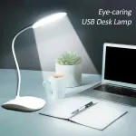 Lampara De Mesa Usb Velador Escritorio Luz Led Blanca