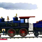 Pista De Tren A Pila Vias 1 Locomotora +3 Vagones Juguete