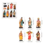 Pesebre Navideño Sagrada Familia Figuras Ceramica Artesanal