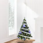 Arbol Navidad Tronador 1,50mts Azul Plata X40 Cybermonday