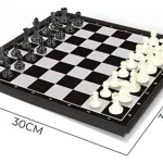 Ajedrez Magnético Juego De Mesa Imantado Tablero Plegable