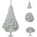 Árbol Navidad Canadian Spruce Blanco/plata 1.8mts Navidad