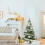 Arbolito Navidad Tronador Lujo 1,80mt + Kit 60 Plata Deco