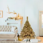 Arbol De Navidad Oregon De Lujo 1,20m Pie Metal Fabesa