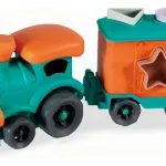 Tren Con Figuras Encastrables Juguete Eco Bioplastico