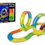 Pista Luminosa Flexible 152 Piezas Con Auto Luminoso