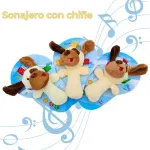 Sonajero Juguete Peluche Con Chifle Para Bebé