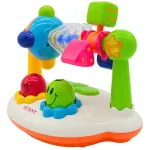 Set De Actividades Musical Sonajero Con Luz Para Bebe Color Blanco