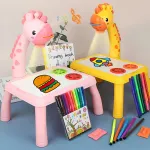 Mesa Didáctica Con Proyector De Dibujo Pizarra Con Fibras