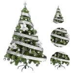 Arbol Navidad Tronador 1,50mt + Kit 40 Plata Black Friday