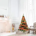 Arbol Navidad Tronador 1,80mts + Kit 60 Rojo Oro Cybermonday