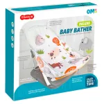 Silla Mecedora Plegable Para Baño Bebe Pileta Bañera Color Blanco