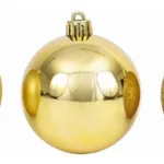Bolas De Navidad 6cm Adornos Navideños Tubo X20 Esferas