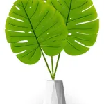 Planta Artificial Hoja Monstera Costilla De Adan X3 Unidades