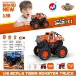 Camion Gigante Monster Truck Camioneta Off Road Juguete Color Naranja