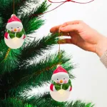 Bolas Navidad Adorno Navideño Con Luz Para Arbol