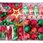 Navidad Adornos X73 Bolas Estrellas Figura Puntal Decoración