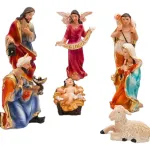 Pesebre Navideño Figuras Sagrada Familia Ceramica Artesanal