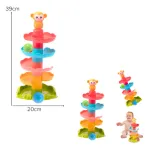 Tobogán De Pelotas Juguete Para Bebes Primera Infancia Color Multicolor