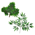 Jardin Vertical Artificial Ramo Planta Verde X24 Decoración