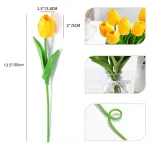 Tulipan Artificial Flores Artificiales Decoracion Ramo X5