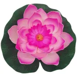 Flor De Loto Flotante Flores Artificiales Decoracion X5